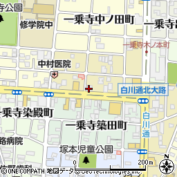 サイゼリヤ 京都一乗寺店周辺の地図