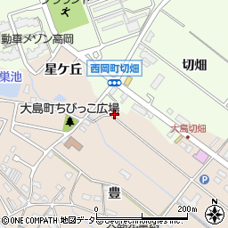 愛知県豊田市大島町豊98周辺の地図
