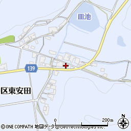 兵庫県多可郡多可町中区東安田367周辺の地図