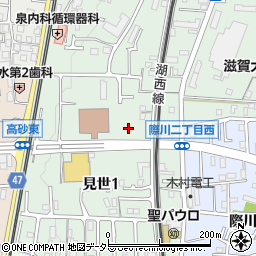 クスリのアオキ　唐崎店周辺の地図