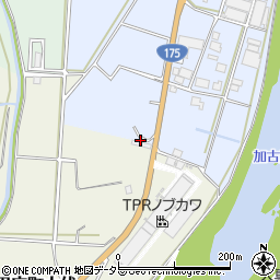 兵庫県西脇市黒田庄町西澤168-4周辺の地図