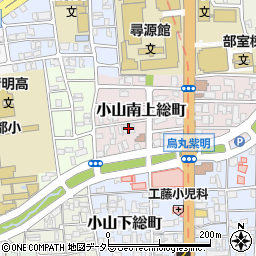 大谷大学旧自灯学寮周辺の地図