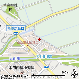 滋賀県野洲市近江富士1丁目3-17周辺の地図