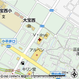 Ｖ・ｄｒｕｇ　霊仙寺店周辺の地図