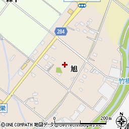 愛知県豊田市大島町旭周辺の地図