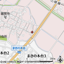 三重県四日市市小牧町2455-1周辺の地図