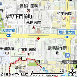 京昆布周辺の地図