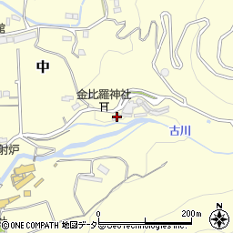 静岡県伊豆の国市中1380周辺の地図