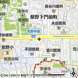 京都銀行北大路大宮 ＡＴＭ周辺の地図