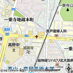 一乗寺地蔵本町周辺の地図