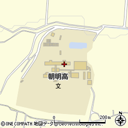 朝明高校保健室周辺の地図