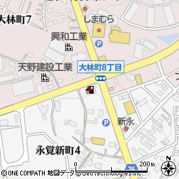 ａｐｏｌｌｏｓｔａｔｉｏｎセルフ永覚新町店周辺の地図