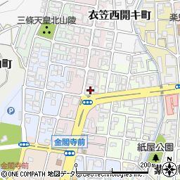 京都府京都市北区衣笠御所ノ内町35周辺の地図