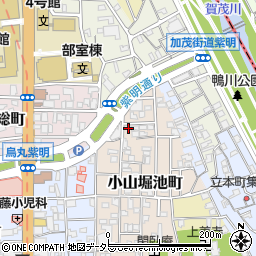 京都府京都市北区小山堀池町13周辺の地図