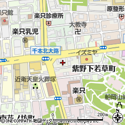 京都府京都市北区紫野下御輿町周辺の地図