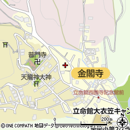 京都府京都市北区衣笠氷室町31周辺の地図
