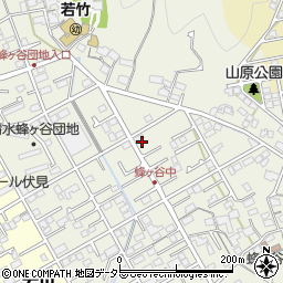 静岡県静岡市清水区蜂ヶ谷260-6周辺の地図