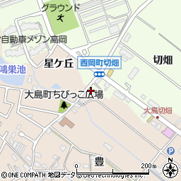 愛知県豊田市大島町豊97周辺の地図