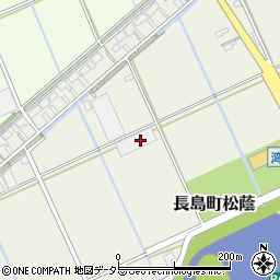 三重県桑名市長島町松蔭周辺の地図