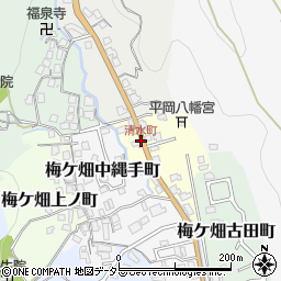 清水町周辺の地図