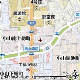 京都府京都市北区小山西花池町周辺の地図