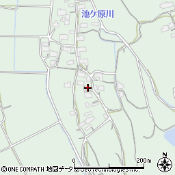 岡山県津山市池ケ原538-2周辺の地図
