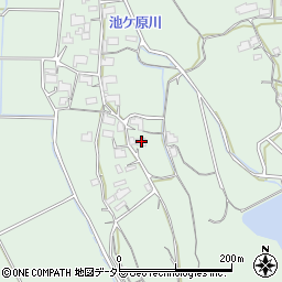 岡山県津山市池ケ原544-1周辺の地図