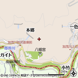 愛知県豊田市加茂川町本郷周辺の地図