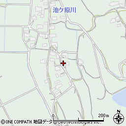 岡山県津山市池ケ原544周辺の地図