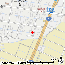 三重県桑名市和泉564-2周辺の地図