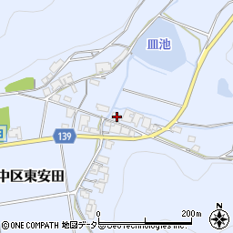 兵庫県多可郡多可町中区東安田362周辺の地図