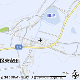 兵庫県多可郡多可町中区東安田369周辺の地図