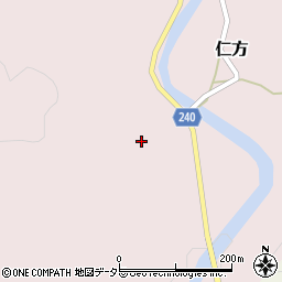 兵庫県佐用郡佐用町仁方668-2周辺の地図