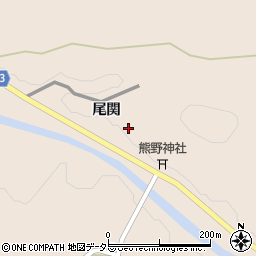 愛知県豊田市羽布町尾関周辺の地図