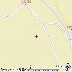 兵庫県宍粟市山崎町上牧谷153周辺の地図