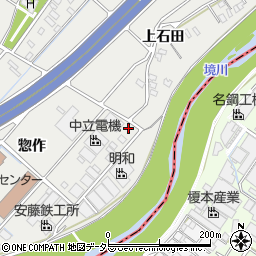 愛知県豊明市阿野町惣作21周辺の地図
