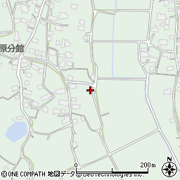 岡山県津山市池ケ原157-1周辺の地図