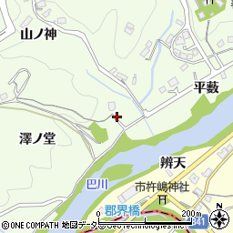 愛知県豊田市岩倉町澤ノ堂周辺の地図