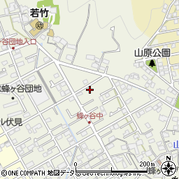 静岡県静岡市清水区蜂ヶ谷260-4周辺の地図
