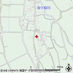 岡山県津山市池ケ原536-1周辺の地図