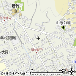 静岡県静岡市清水区蜂ヶ谷260-5周辺の地図