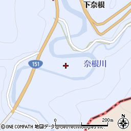 愛知県北設楽郡東栄町三輪海老嶋周辺の地図