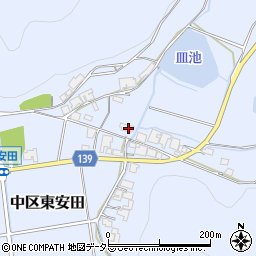 兵庫県多可郡多可町中区東安田483周辺の地図