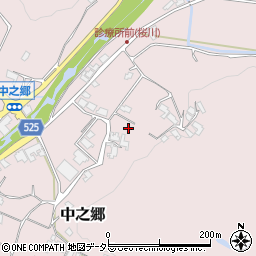 滋賀県蒲生郡日野町中之郷415周辺の地図