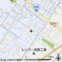 滋賀県栗東市出庭464周辺の地図