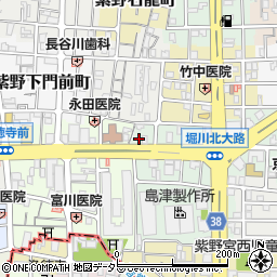 紫野西御所田町京町家２３周辺の地図