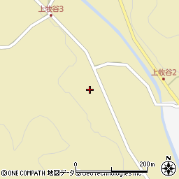 兵庫県宍粟市山崎町上牧谷189周辺の地図