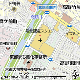 廻転寿司CHOJIRO 洛北阪急スクエア店周辺の地図