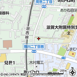 滋賀県大津市あかね町2-17周辺の地図