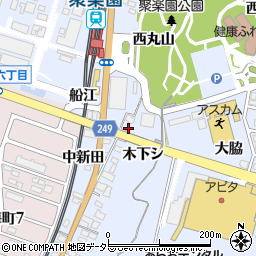 愛知県東海市荒尾町木下シ周辺の地図